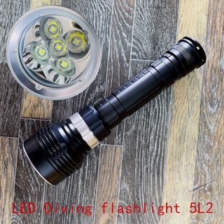 Dx5 ไฟฉายดําน้ํา พลังงานสูง L2 26650 5 L2 แบบชาร์จไฟได้