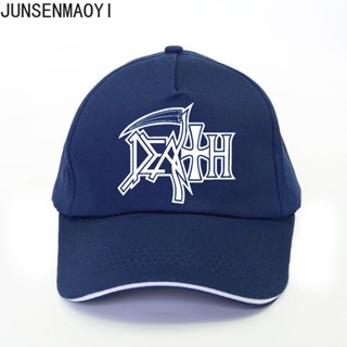 Ihey 【พร้อมส่ง】หมวกเบสบอลแฟชั่น โลหะ ลายวงร็อคเดธร็อค DEATH ROCK BAND HEAVY METAL สําหรับผู้ชาย และผู้หญิง