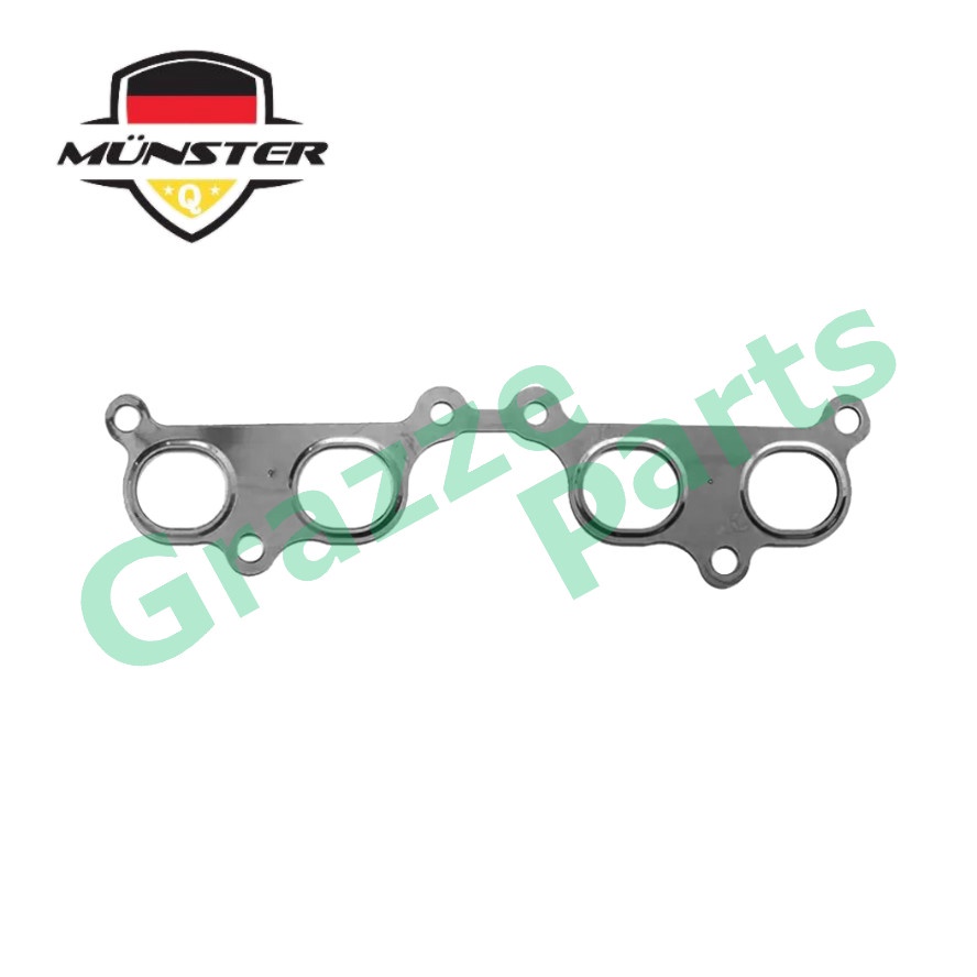 Münster ปะเก็นท่อไอเสีย 17173-75020 สําหรับ Toyota Land Cruiser Prado 2.7 RZJ95 3RZ-FE (โลหะ)