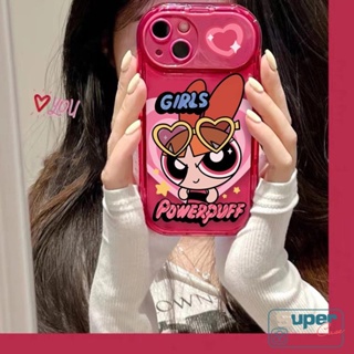 เคสโทรศัพท์ซิลิโคน TPU แบบนิ่ม ลายการ์ตูน The Powerpuff Girls กันกระแทก สําหรับ IPhone 7 8 Plus 11 XR 13 14 12 11 Pro MAX XS MAX X SE 2020