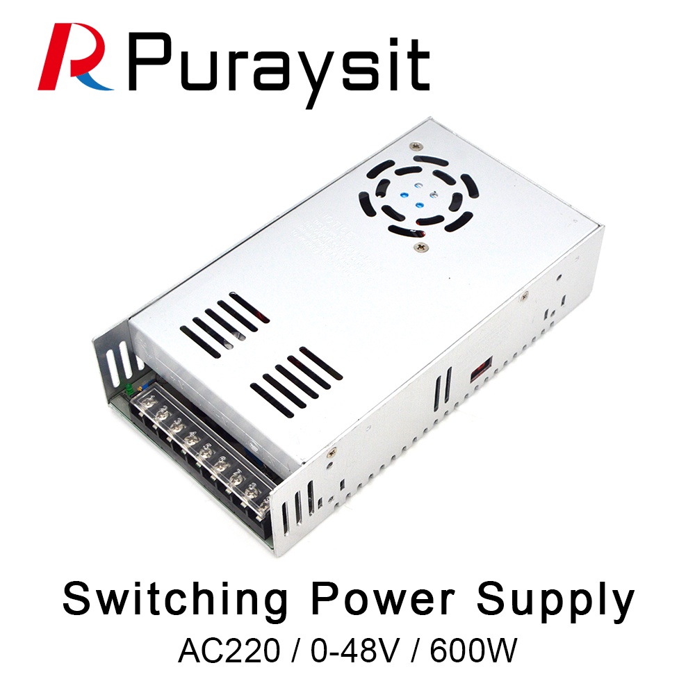 HB 600W 48V 12.5A Switching Power Supply Driver Transformers AC110V 220V TO DC48V SMPS สําหรับ Led S