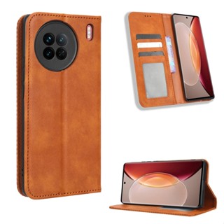 เคสโทรศัพท์มือถือหนัง ฝาพับแม่เหล็ก สไตล์เรโทร สําหรับ Xiaomi 10 10T 10S 10i pro Ultra