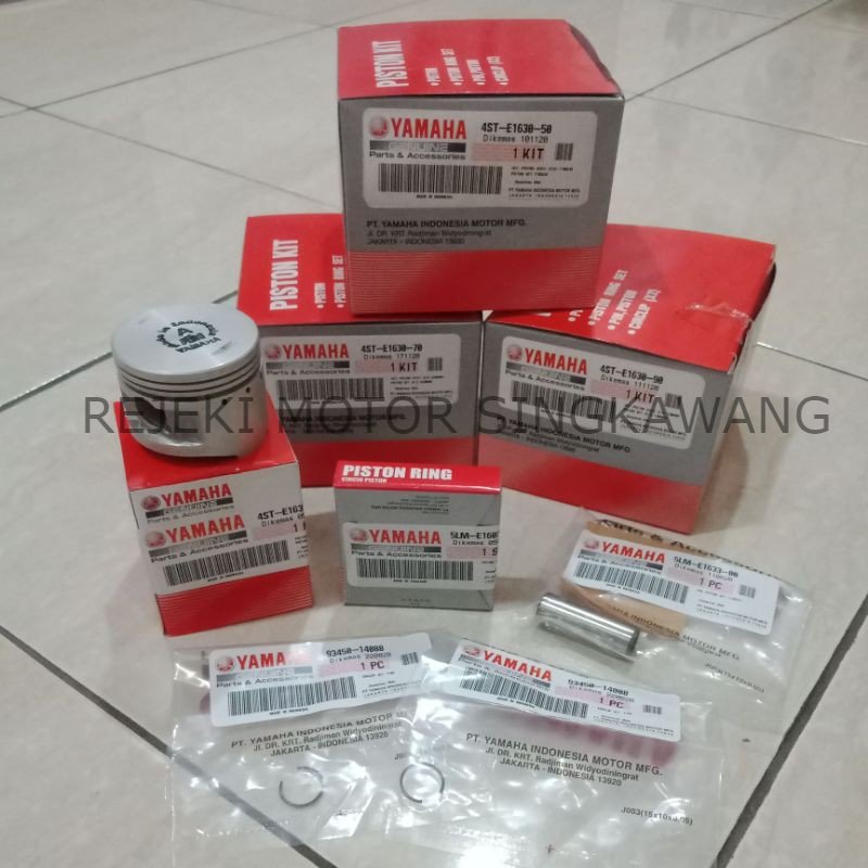 PISTON RING SEHER KIT 4ST VEGA R OLD JUPITER OLD CRYPTON SIZE OS STANDARD STD 50 100 ORIGINAL 1.00 Y