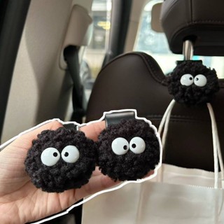 Xiaohongshu Wool Small Briquette Car Seat Back Hook Car Three-Dimensional Car Seat Back Chair Back Storage Decoration Cm3R