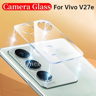 ฟิล์มกระจกนิรภัยกันรอยเลนส์กล้อง แบบใส 3D สําหรับ Vivo V27 Pro 5G V27e Vivov27e 2023 V2237 4G HD On V25 V25E 3-1 ชิ้น