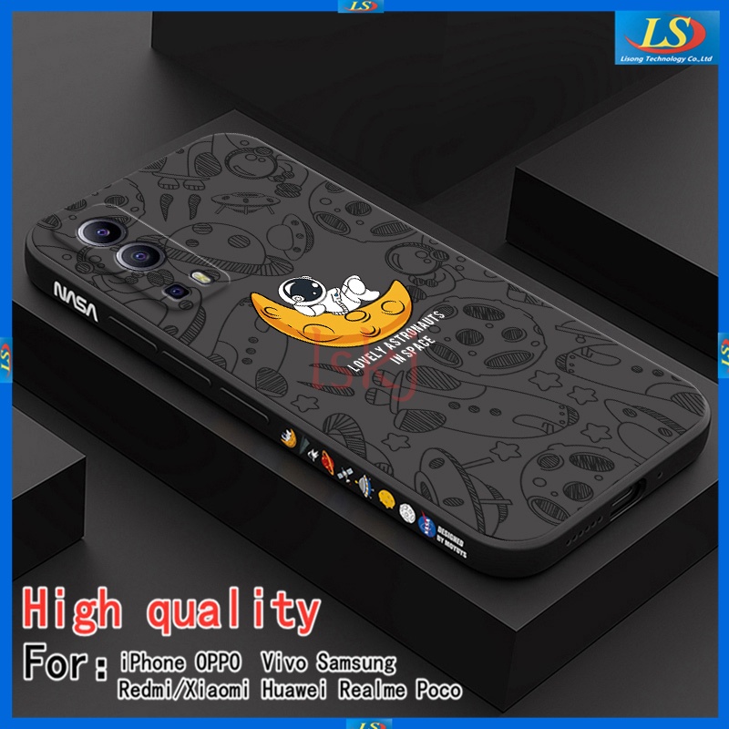 เคส Vivo Y72 5G เคส Vivo Y52 5G Y17 Y15 Y12 Y11 Y16 Y19 Y21 Y21S Y21T Y81 Y02S Y15S Y01A Y01 Y02S Y31 Y20 Y20S G Y12S Y12A Y35 Y50 Y22 Y22S Y33S Y33T T1X Nasa เคสโทรศัพท์มือถือ ลายสมาชิกนาซ่า สําหรับ TKRC