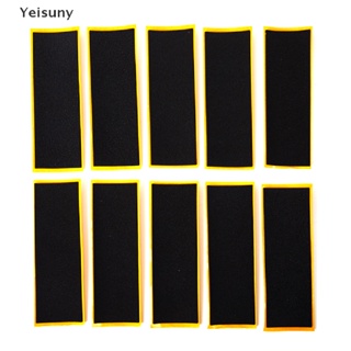 [Yei] 10PCS  Fingerboard Deck Uncut Tape Stickers Black Foam Grip Tape Stickers COD