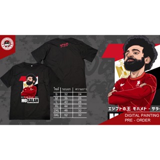 เสื้อยืดพิมพ์ลายเสื้อยืดลิเวอร์พูล Liverpool หงส์แดง MO SALAH