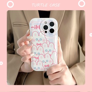 [พร้อมส่ง] เคสโทรศัพท์มือถือ ลายกระต่าย สําหรับ Apple iPhone 14 13 12 11 PROMAX XS XR XSMAX SE2020 6 7 8PLUS MINI