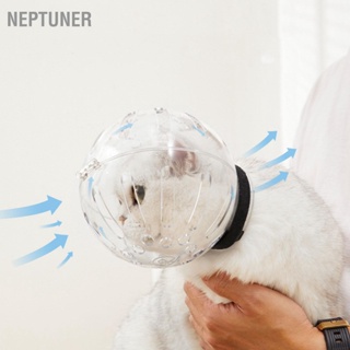 Neptuner ตะกร้อครอบปาก แบบใส ระบายอากาศ น้ําหนักเบา ป้องกันการบาดเจ็บ สําหรับแมว