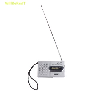 [WillBeRedT] Portable Mini Radio Handheld AM FM Music Player Speaker Outdoor Stereo Radio [NEW]