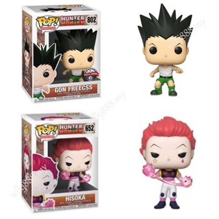 Funko Pop Hunter X Hunter 802 Gon Freecss 652 Hisoka Anime Action Figure Toys Model Dolls