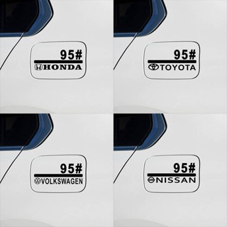 New Car Logo Fuel Tank Cap Sticker Car Fuel Tank Decorative Sticker Oil No. Post-It Note No. 92 No. 95 No. 98 Gasoline Stickers Cute stickers Car fuel tank cap decoration