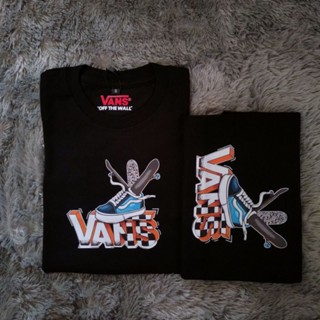 Vans เสื้อยืดลําลอง แขนสั้น พิมพ์ลาย DISTRO KADO สําหรับเด็กผู้ชาย