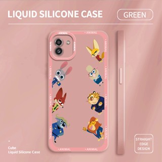 สําหรับ Samsung Galaxy A03 A03S A04S A13 5G A6 Plus A7 A9 2018 เคสโทรศัพท์มือถือ ซิลิโคนนิ่ม TPU กันกระแทก ป้องกันเต็มกล้อง ลายอนิเมะ Zootopia Zootropolis น่ารัก
