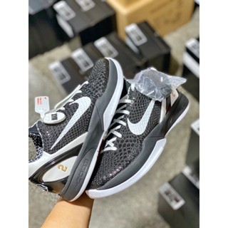 [NK] Kobe 6 Protro KOBE 6 รองเท้ากีฬา รองเท้าบาสเก็ตบอลลําลอง สีดํา สีขาว สําหรับผู้ชาย CW2190-002