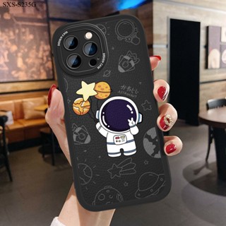 Compatible With Samsung Galaxy S23 Plus Ultra S23+ 5G เคสซัมซุง สำหรับ Case Cartoon Cute Space Astronaut Protective เคส เคสโทรศัพท์ เคสมือถือ Phone Case Dermatoglyphics Back Cover