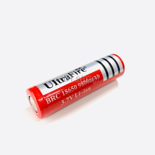 ถ่านไฟฉาย UltraFire ถ่านชาร์จ Li-ion 18650 3.7V 9900mAh (1ก้อน) ถ่าน