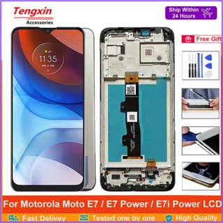 จอแสดงผล E7i 6.51 นิ้ว พร้อมหน้าจอสัมผัสดิจิทัล LCD สําหรับ Motorola Moto E7 E7 Power XT2052 XT2095-1 Moto E7i