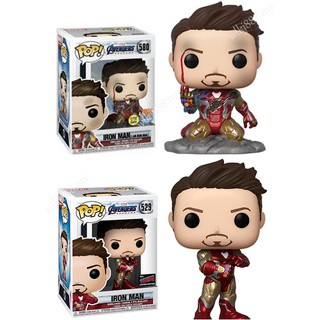 โมเดลฟิกเกอร์ Funko POP Avengers 4 Iron Man 529 580 ของเล่นสําหรับเด็ก