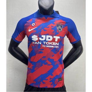 [Player Version] 2324 ใหม่ เสื้อยืดแขนสั้น พิมพ์ลายนักฟุตบอล Johor Home Player คุณภาพสูง