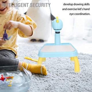  Intelligent Security Drawing Projector Table การออกแบบไดโนเสาร์น่ารักสีสันสดใสที่ถอดออกได้ Smart Sketcher สำหรับการศึกษาสำหรับเด็ก