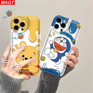 เคสโทรศัพท์มือถือ กันกระแทก ลายการ์ตูนโดเรม่อน หมี สําหรับ VIVO Y02 Y16 Y22 Y35 Y21 Y21S Y21T Y33T Y33S Y17 Y15 Y12 Y11 Y20 Y20S Y12S Y12A Y91C Y1S Y95 Y93 Y50 Y30i Y15S Y15A