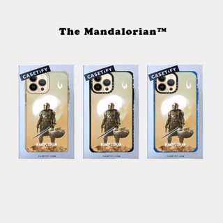 Casetify เคส TPU นิ่ม ลาย The Mandalorian A Clan of Two สําหรับ IPhone 14 13 12 11 Pro MAX Mini XS MAX XR X SE 6 6S 7 8 Plus
