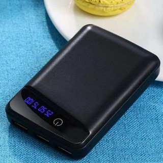 กล่องเคสแบตเตอรี่ 3USB DIY 18650 DIY สําหรับแบตเตอรี่ power bank