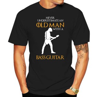 [S-5XL] เสื้อยืด พิมพ์ลาย Bass Guitar String สําหรับผู้ชาย