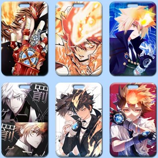 กระเป๋าใส่บัตรประจําตัวประชาชน แบบแข็ง ลายการ์ตูนอนิเมะ Hitman Reborn DIY สําหรับนักเรียน โรงเรียน