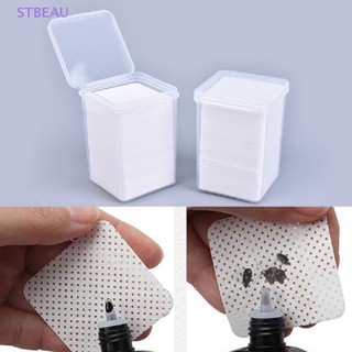 [cxSTBEAU] 200Pcs/Box Lint-Free Nail Polish Remover Cottons Nail Art Soft Wipe Cleaner Tool  MME