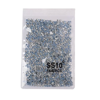 เครื่องประดับเพชรเล็บแบนตาราง 1440PCS / เครื่องประดับเพชรแต่งเล็บทรงกลมด้านล่างสุดฮอตหลายสเป็ค