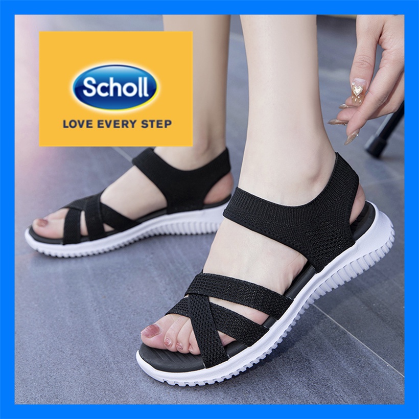 scholl รองเท้าสตรี รองเท้าลำลองสไตล์เกาหลี รองเท้าสตรี รองเท้าสตรี รองเท้าสตรี
