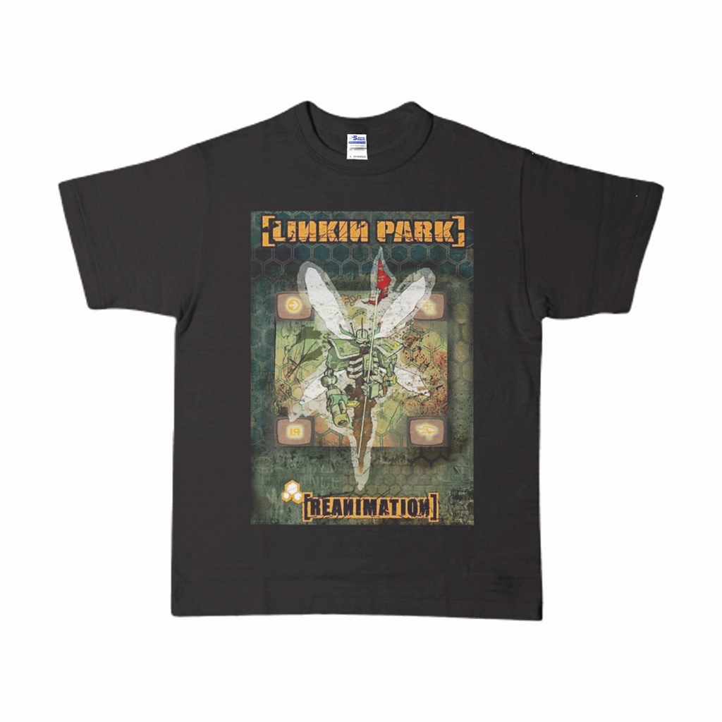 [S-5XL]เสื้อยืด พิมพ์ลาย LINKIN PARK BAND REANIMATION METAL สําหรับผู้ชาย