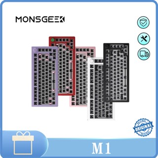 AKKO MonsGeek M1 RGB Hot Plug Wired Mechanical Keyboard DIY Kit With Washer Installation Structure,