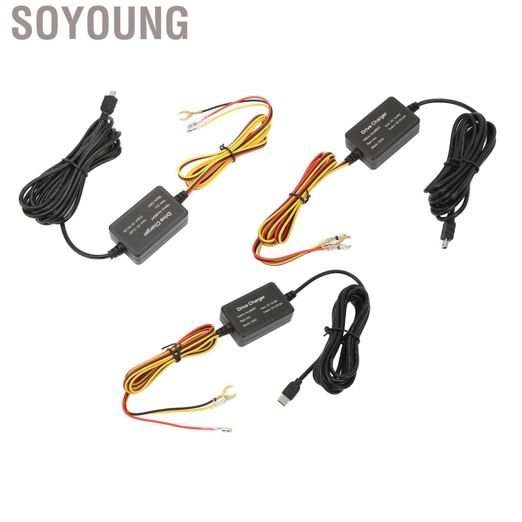 Soyoung Dash Cam Hardwire Kit 12V‑28V to 5V USB Adapter Overheating