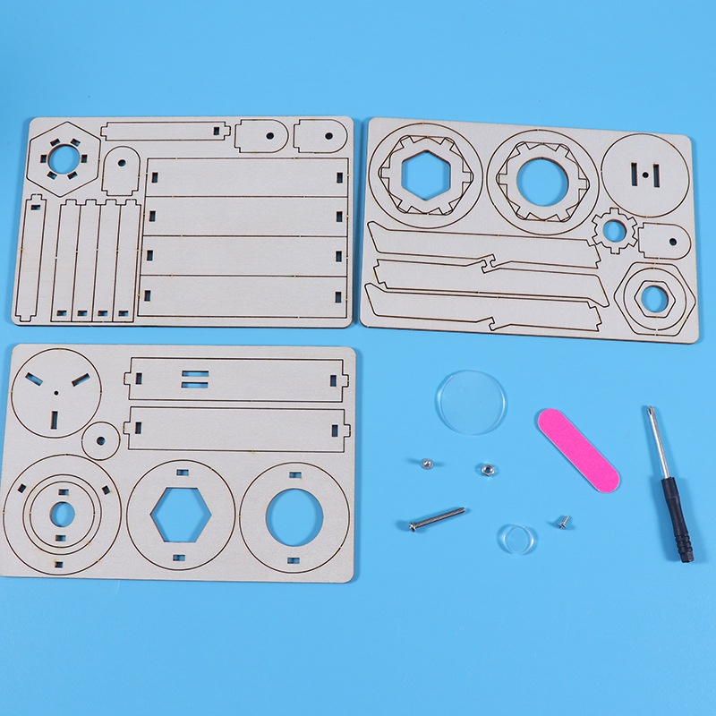 โมเดลกล้องโทรทรรศน์ตาเดียว แบบไม้ DIY รูปที่ 2