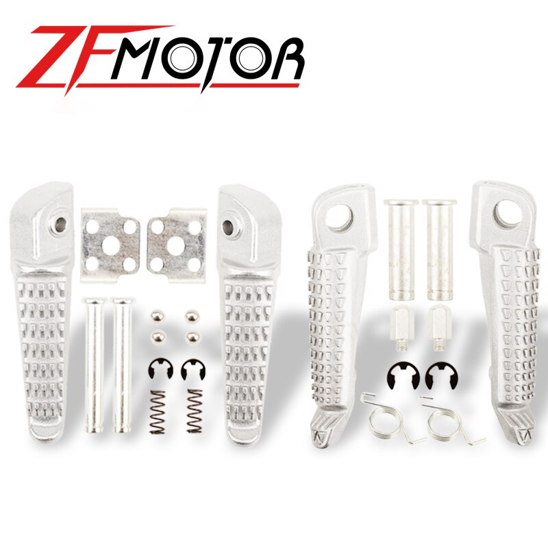 ที่พักเท้า ด้านหน้า และด้านหลัง สําหรับรถจักรยานยนต์ Kawasaki Ninja 250 Z750 Z800 Z1000 SX ER6F ER6N