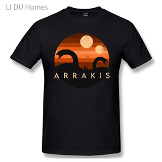 [S-5XL] เสื้อยืดแขนสั้นลําลอง พิมพ์ลายกราฟิก Arrakis Dune Frank Herbert Science Fictions เข้ากับทุกการแต่งกาย แฟชั่นฤดูร