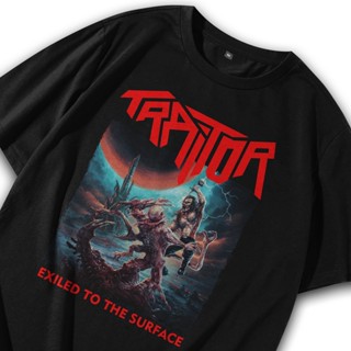 เสื้อยืดลําลอง แขนสั้น พิมพ์ลายวง Baju Band Kaos Band Traitor สไตล์พังก์ร็อค วินเทจ สําหรับผู้ชาย ผู้หญิง ไซซ์ใหญ่ 306