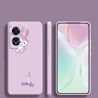 เคสโทรศัพท์มือถือ ซิลิโคนนิ่ม ขอบตรง ลายการ์ตูน StellaLou พร้อมสายคล้อง สําหรับ VIVO Y02s Y02 Y16 Y22s Y22 Y35 Y30 5G Y77 5G