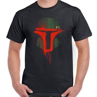 [S-5XL] ขายดี เสื้อยืดลําลอง แขนสั้น พิมพ์ลาย Boba Fett Helmet s Jedi Yoda Darth Vader JHaiep58JHfdji04 เข้ากับทุกการแต่