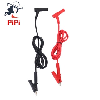 Pair Banana Plug to Alligator Clip Test Lead Crocodile Clip Lab Test Cable with Banana Plug Heavy Duty 1M Long for Multimeter