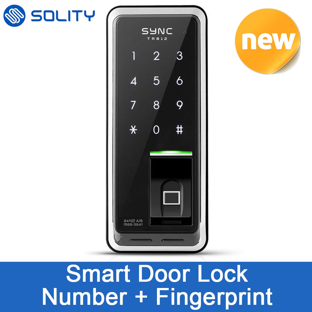 SOLITY WELKOM TR812 Smart Door Lock Number and Fingerprint Korea