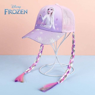 Disney Childrens Hat Girls Sun-Proof Sun Protection Hat Summer Thin Babys Sun Hat Elsa Girls Peaked Cap wqFr