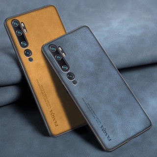 สําหรับ Xiaomi Mi Note 10 / Note 10 Pro กันกระแทก หนัง PU วินเทจ ไฮบริด เคสกันกระแทก