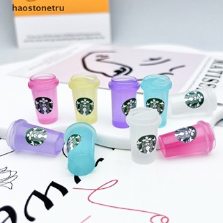 OST  5Pcs Miniature Luminous Resin Coffee Cup Car Ornaments Home Decoration N