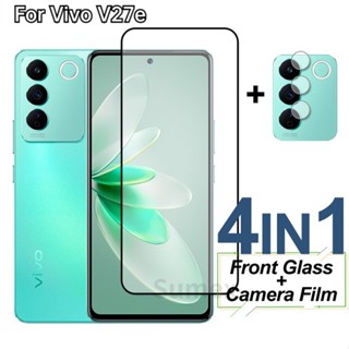 ฟิล์มกระจกนิรภัยกันรอยหน้าจอ สําหรับ ViVo V27e 2023 V2237 Vivov27e V25e V25