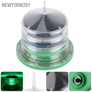  Newyork251 IP68 เรือพลังงานแสงอาทิตย์แบบกันน้ำ Beacon Light Barge LED การนำทางกระพริบอุปกรณ์เสริมเรือเดินทะเลแบบลอยตัว